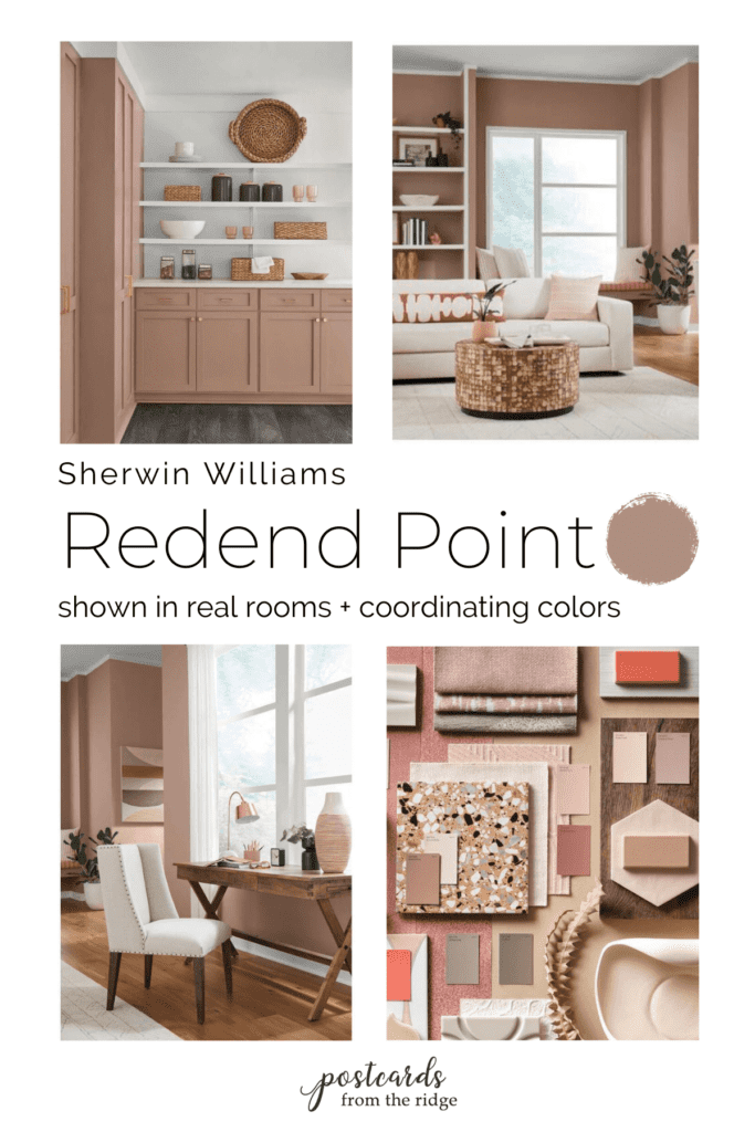 various rooms painted with SW Redend Point