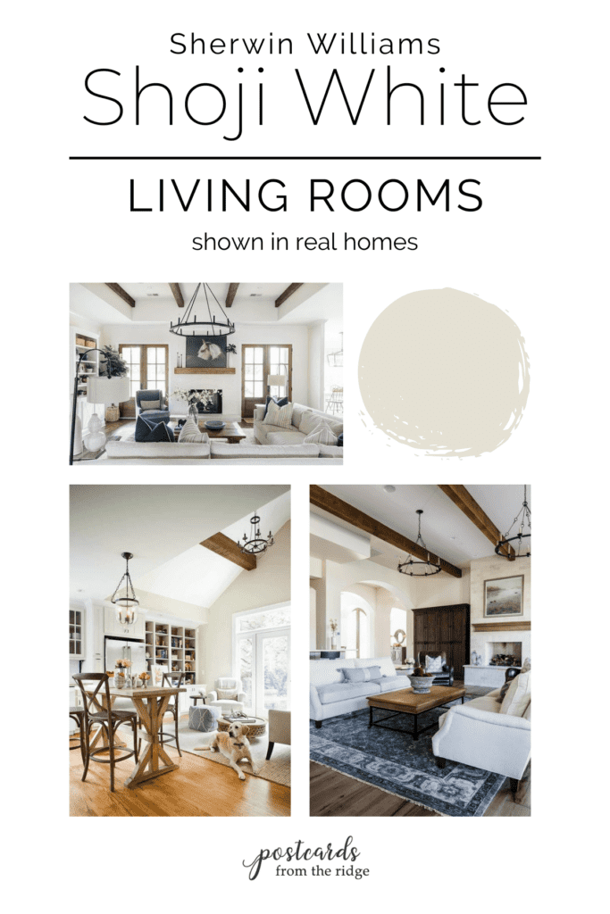 living rooms painted with
Shoji White