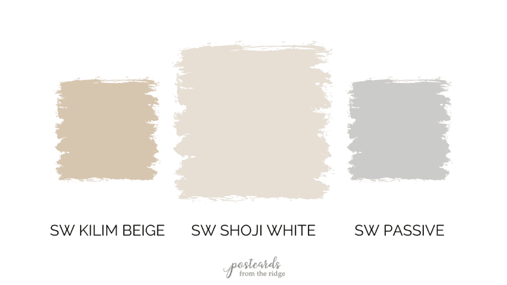 shoji white greige comparisons