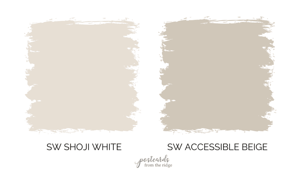 shoji white vs accessible beige