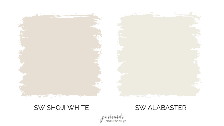 Shoji White Vs Alabaster
