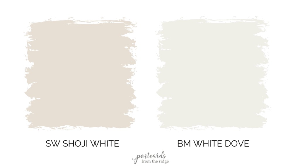 shoji white vs white dove