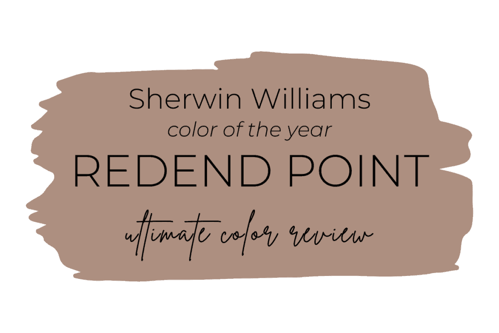 Sherwin Williams 2023 Color of the Year Redend Point - Hit or Miss? -  Postcards from the Ridge