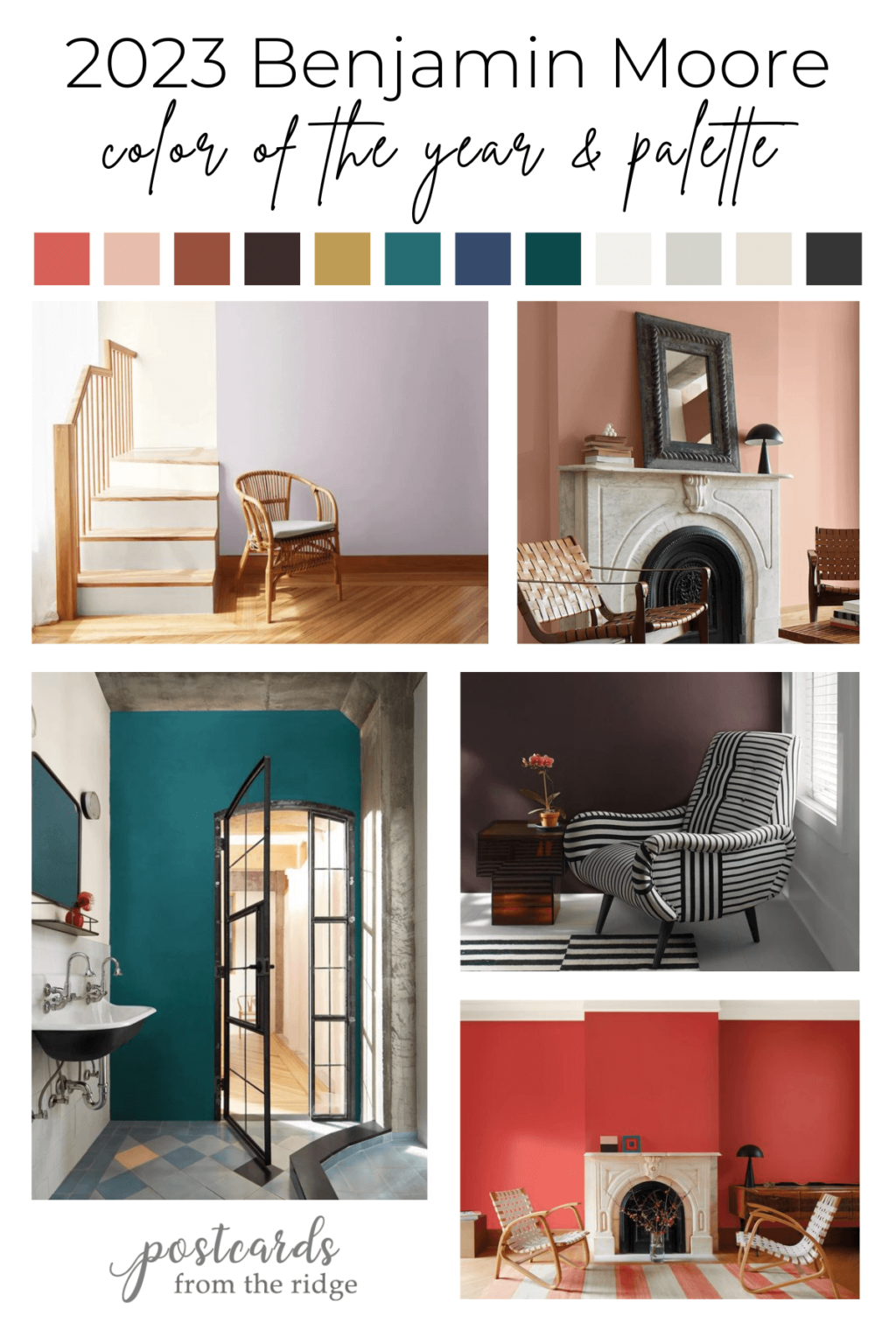 2023 Benjamin Moore Color of the Year and Trends Postcards from the Ridge