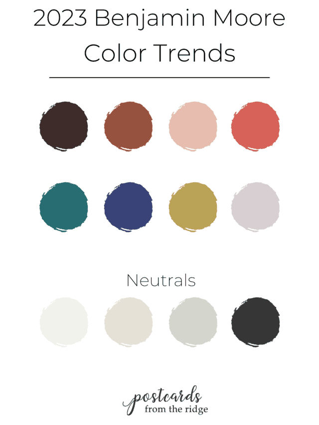 2023 Benjamin Moore Color of the Year and Palette