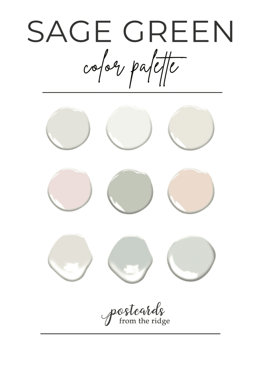 muted sage green color palette