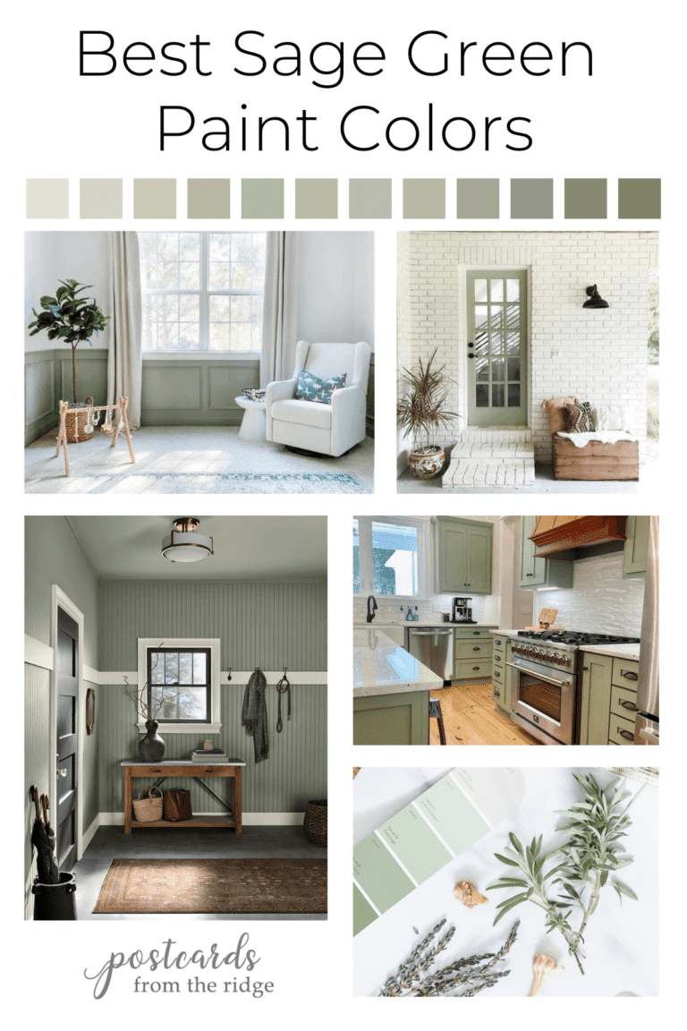 25 Best Sage Green Paint Colors - Postcards from the Ridge