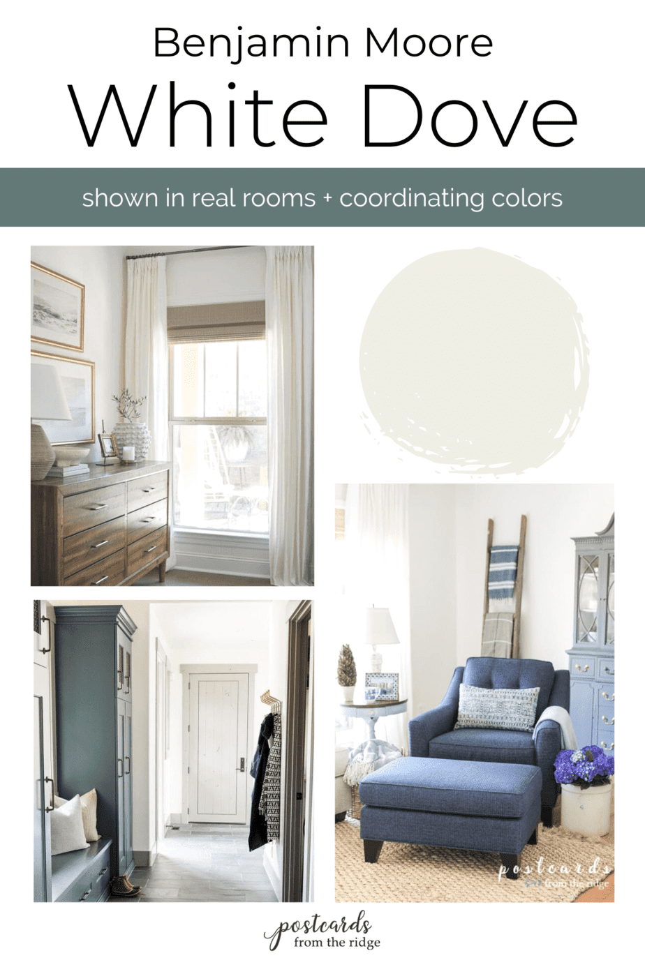 Benjamin Moore White Dove OC-17 Review and why it's a favorite ...