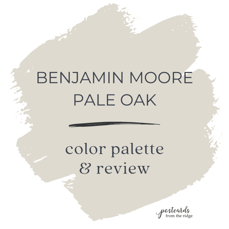 Benjamin Moore pale oak