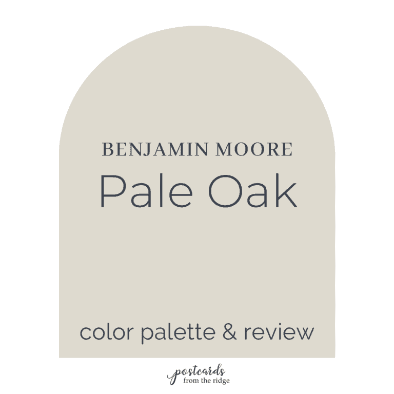Benjamin Moore pale oak review