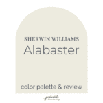 Sherwin Williams Alabaster SW7008 Color Palettes and Review