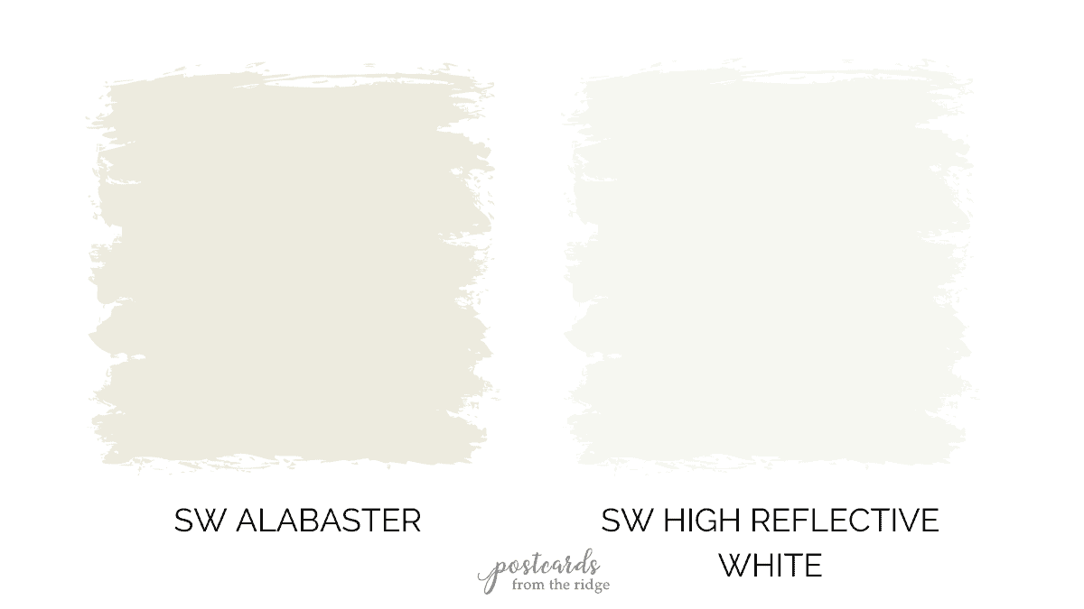 alabaster vs high reflective white