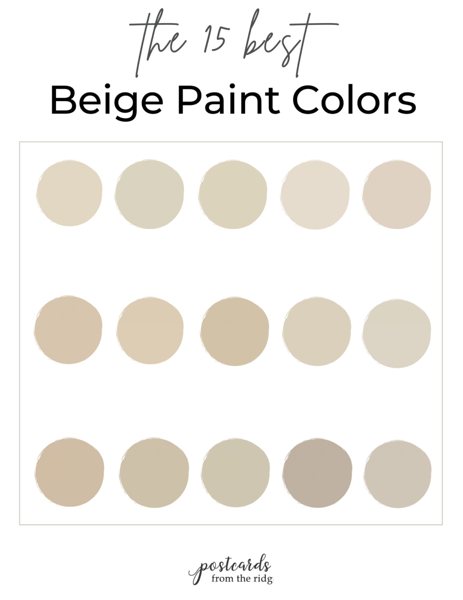 beige color chart