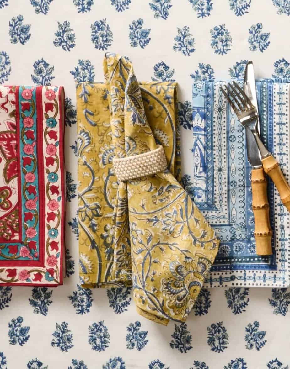 7 Ways to Use Block Print Fabrics To Brighten Your Home