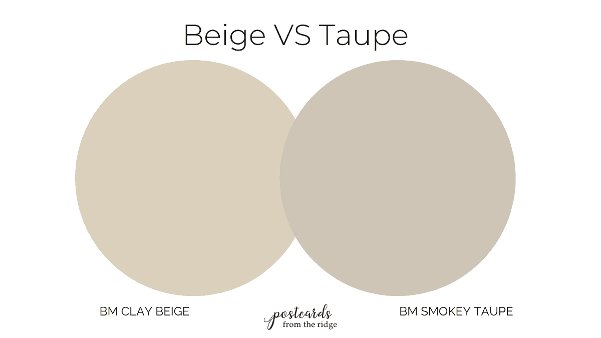 beige vs taupe