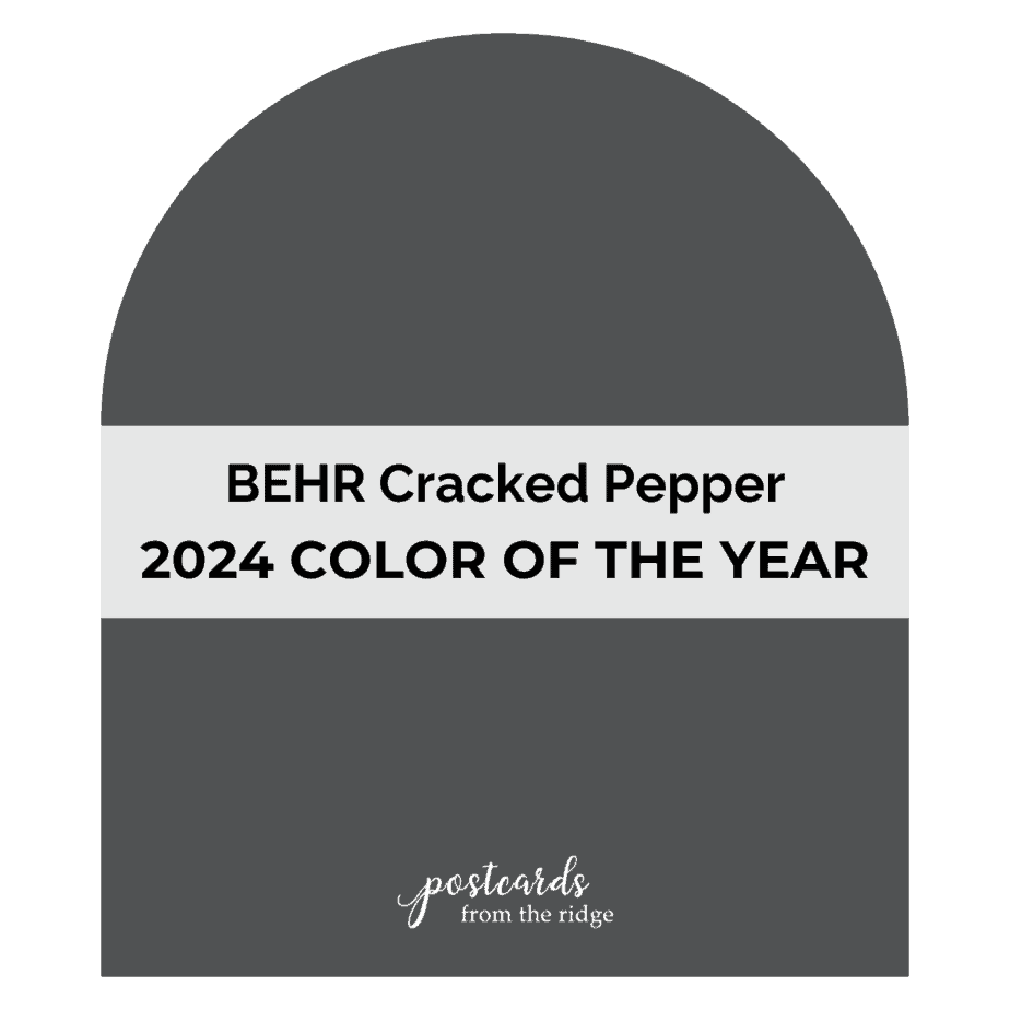 Behr 2024 Color of the Year Cracked Pepper