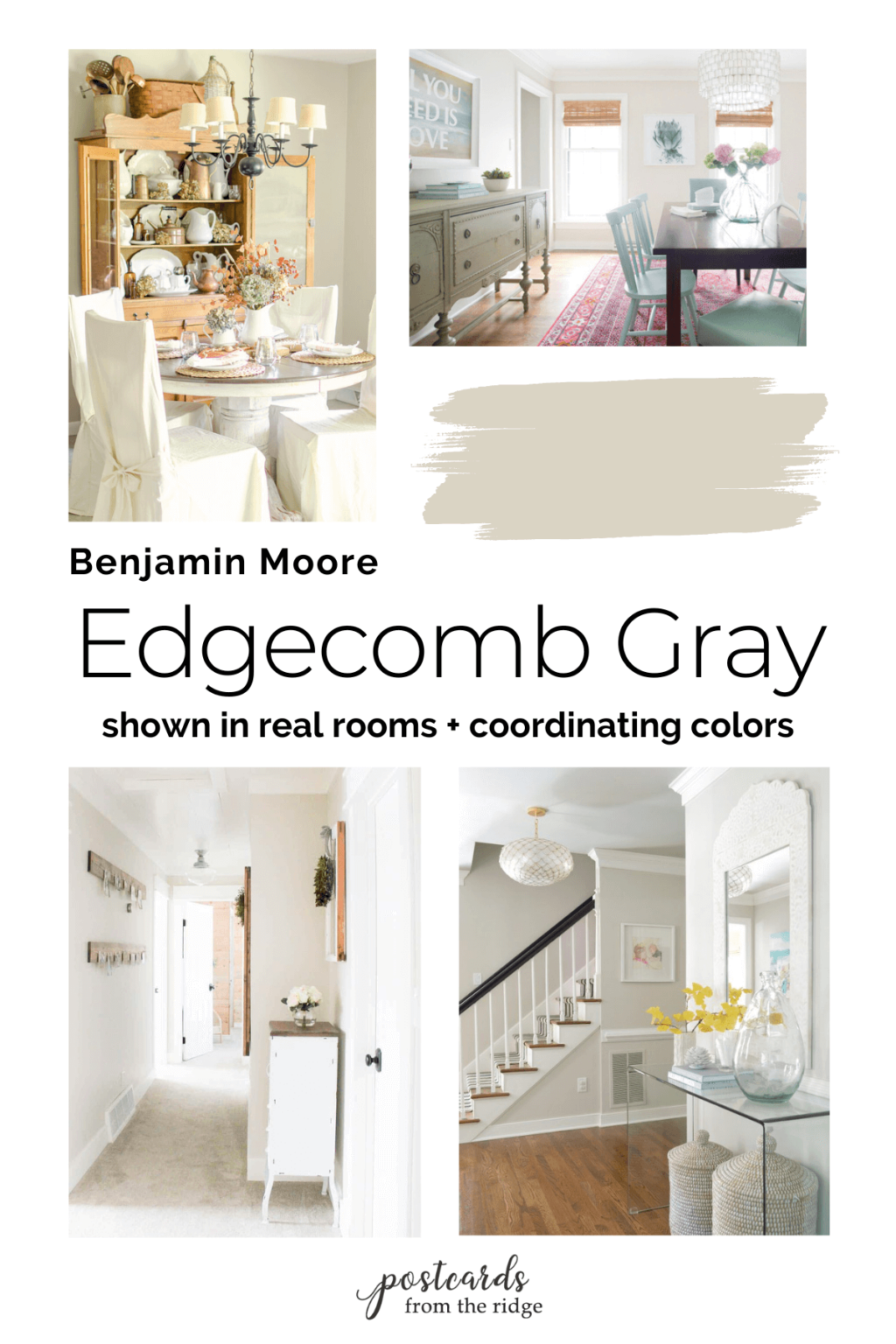Benjamin Moore Edgecomb Gray HC-173 AKA Baby Fawn Review & Color ...
