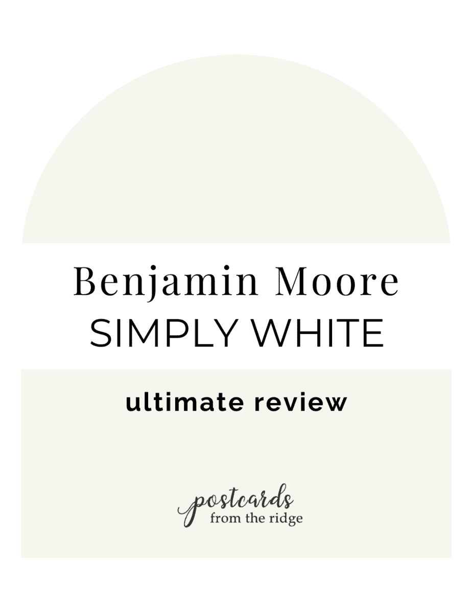 Benjamin Moore Simply White OC-117 Paint Color