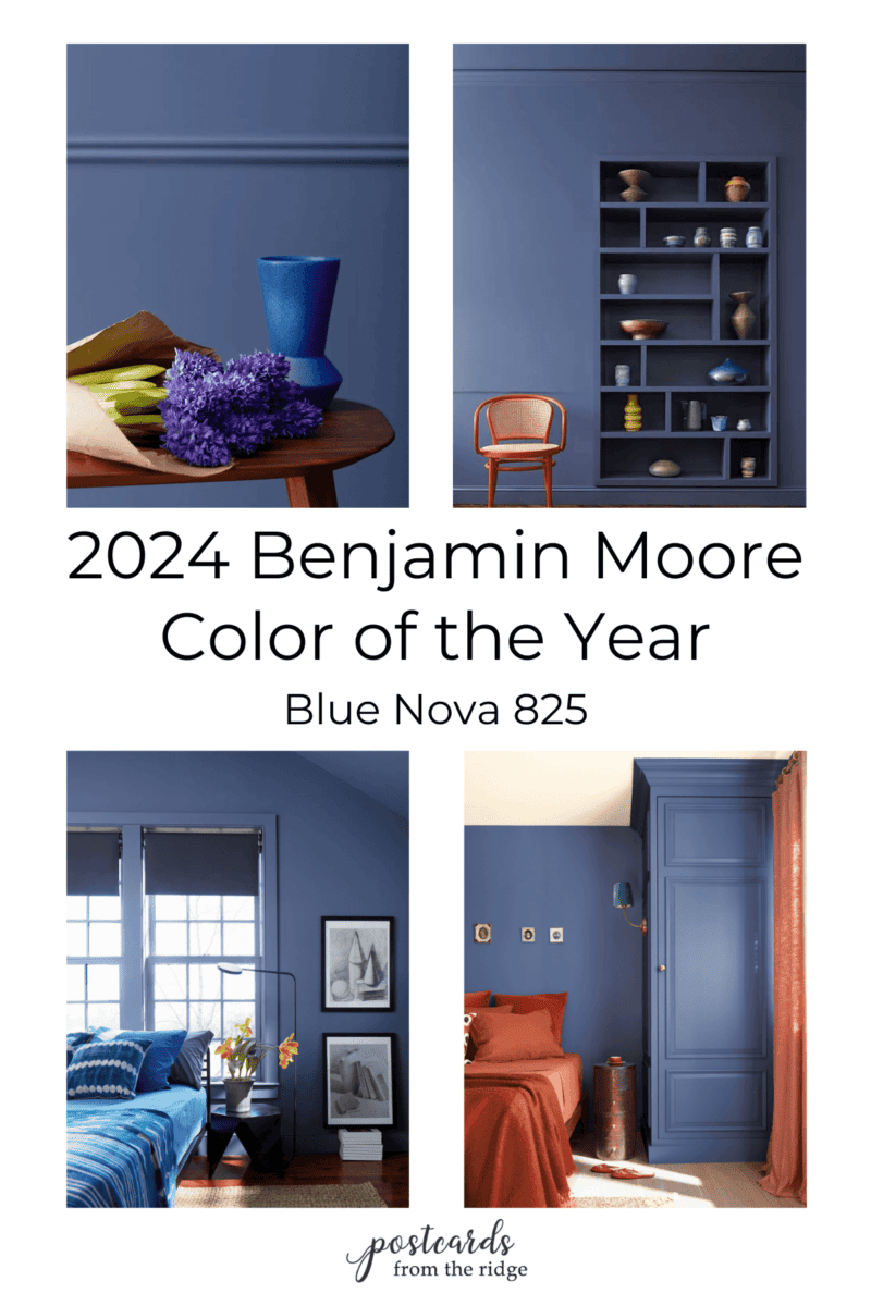 Benjamin Moore Blue Nova 825 2024 Color of the Year