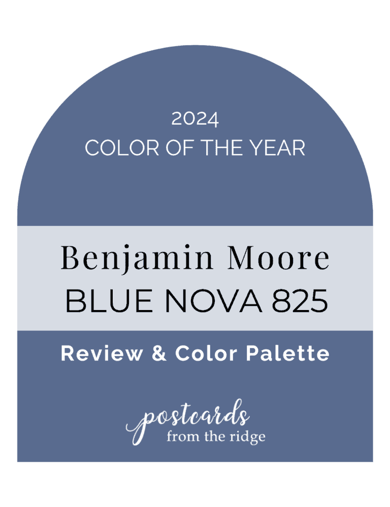 Benjamin Moore Blue Nova 825 Review Plus the 2024 Paint Color Trends