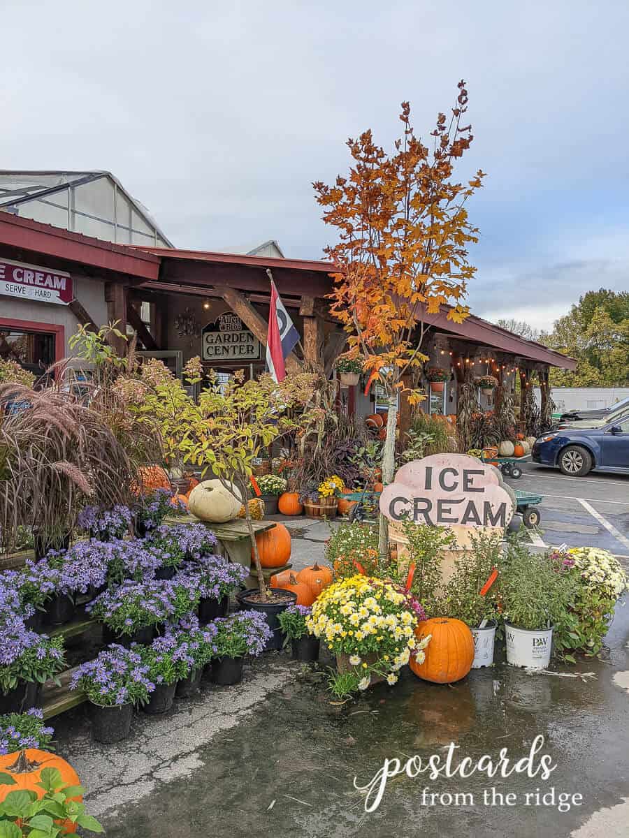 country store in Vermont fall