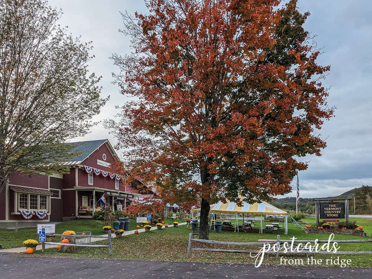 fall at the Vermont country store