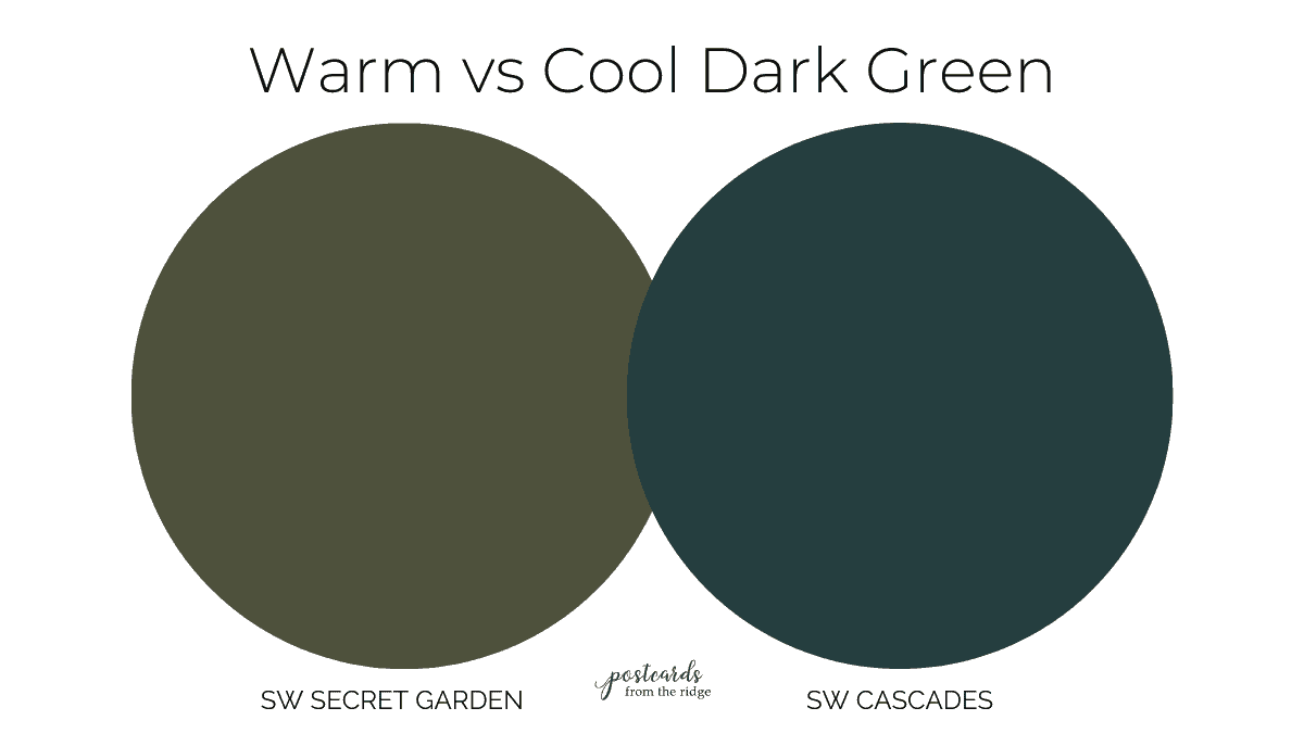 Sherwin Williams Secret Garden vs Cascades