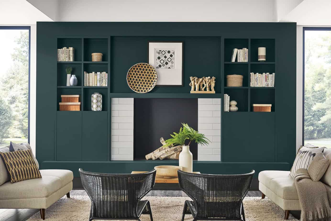 Best Sherwin Williams Dark Green Paint Colors - Postcards from the Ridge