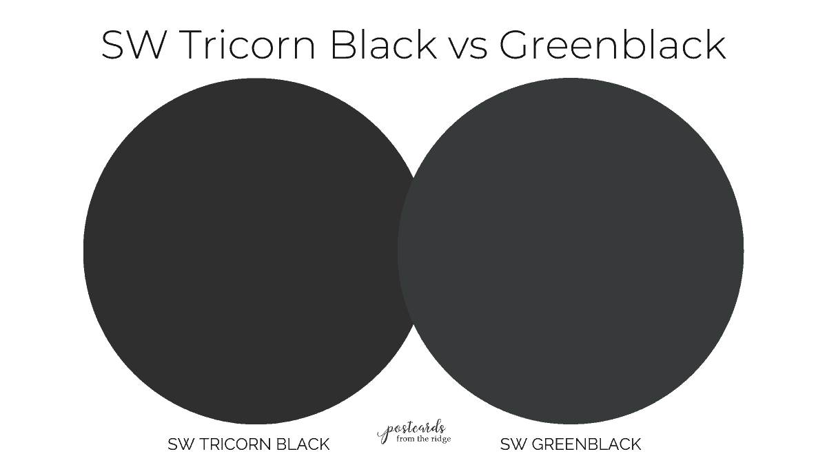 tricorn black vs greenblack