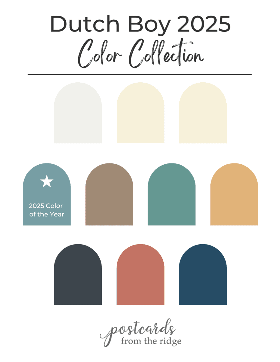 The 2025 Paint Color Of The Year Picks Are Like A Big Hug Postcards 2025 Dutch Boy Color Collection