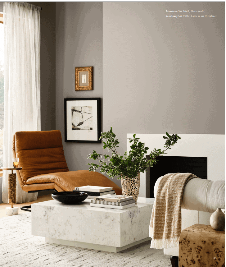 Sherwin Williams 2026 colors pavestone and sanctuary