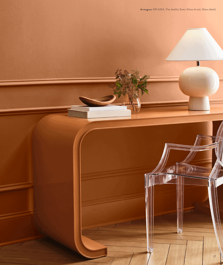 Sherwin Williams 2026 color palette armagnac