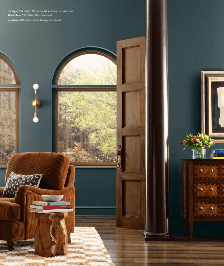Sherwin Williams 2026 color palette tarragon