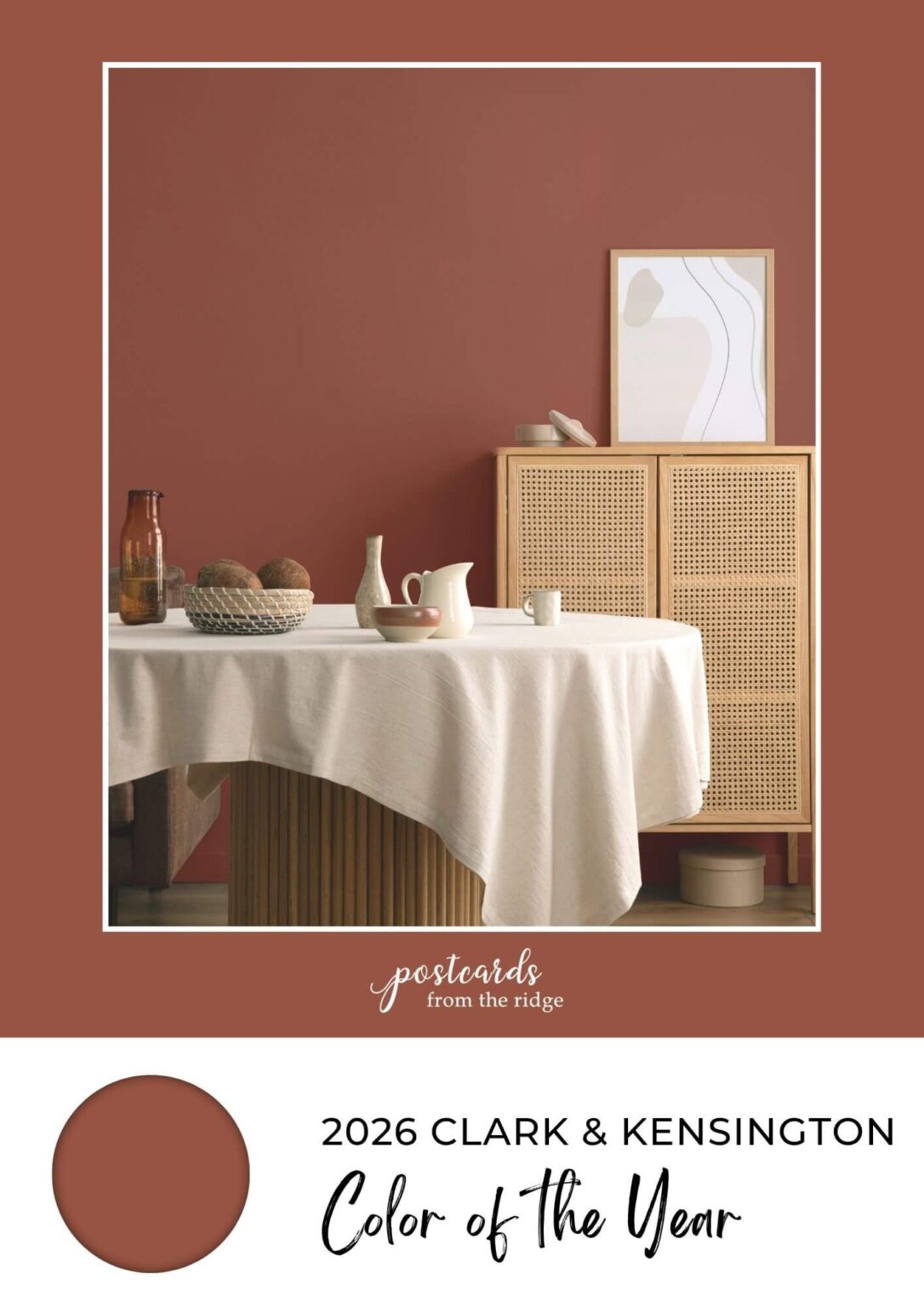 2026 Color Of The Year Picks From Paint Companies So Far Postcards 2026 Clark Kensington Color Of The Year 1086x1536 