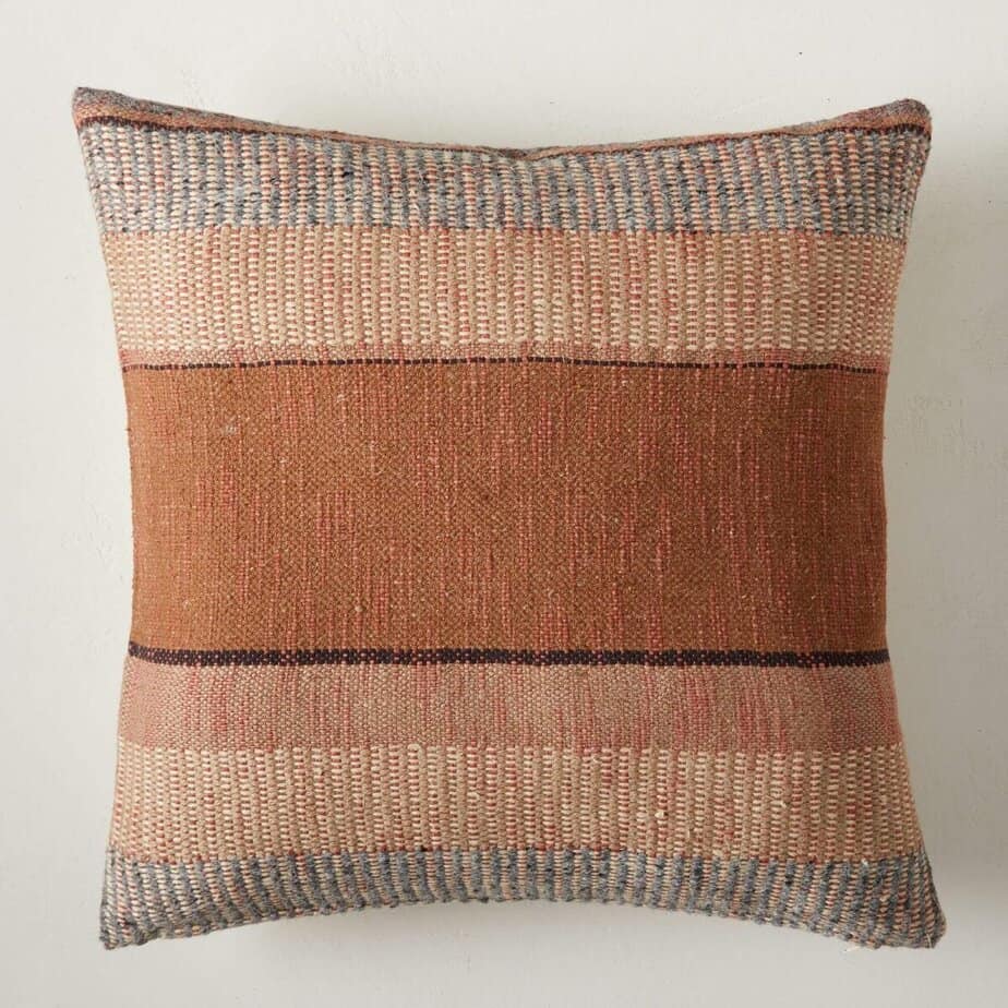 terra cotta pillow