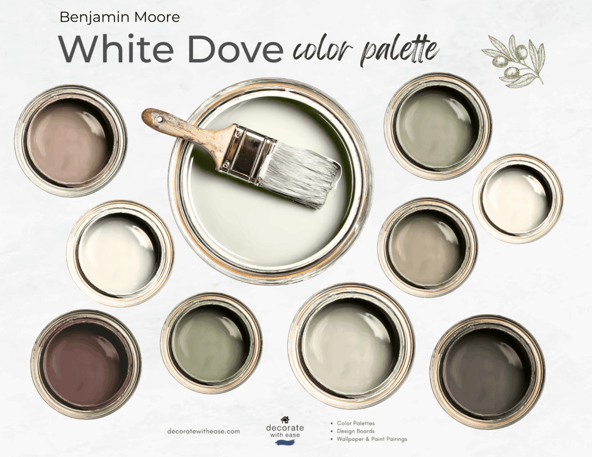 White Dove Paint Color Palette