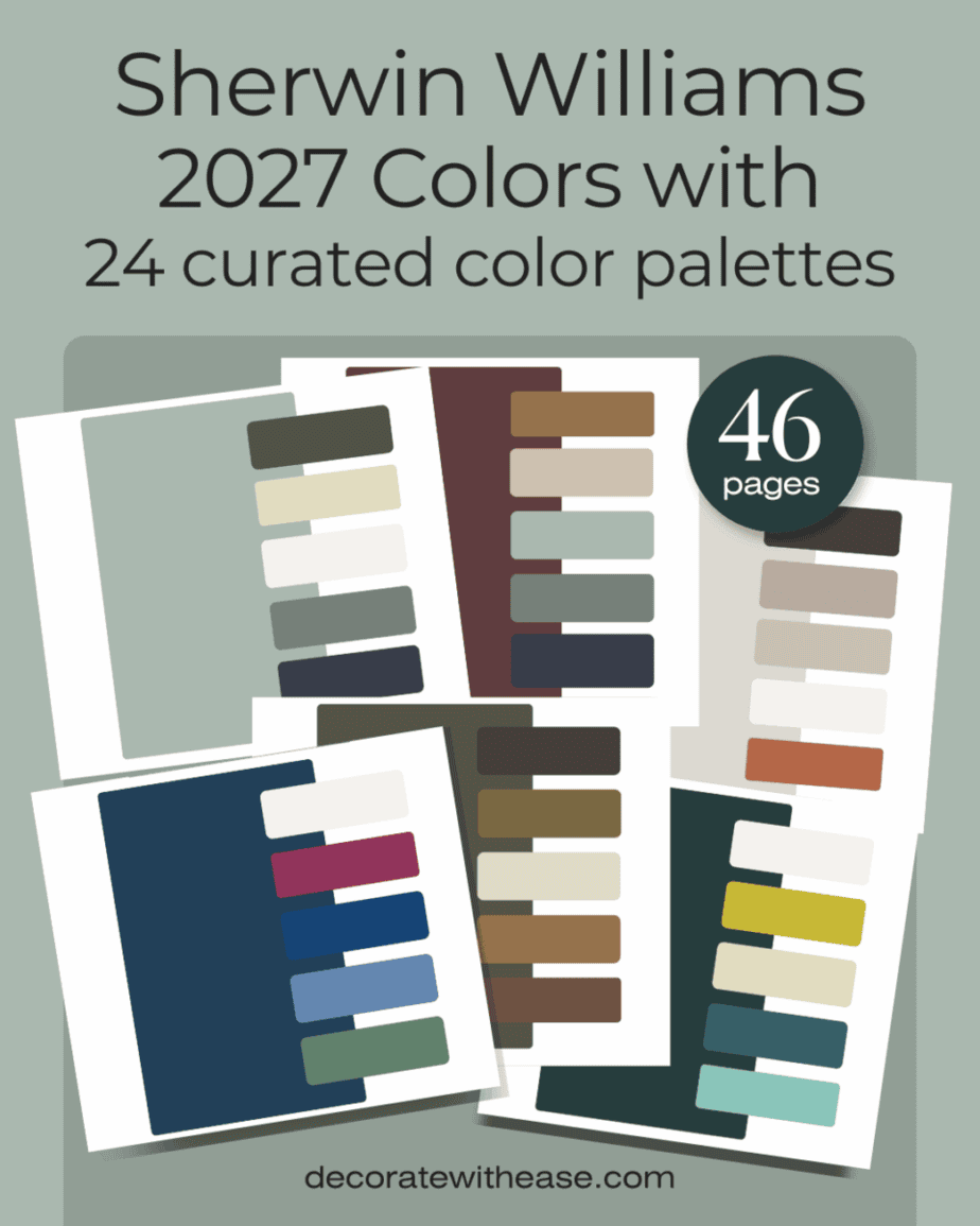 Sherwin Williams 2027 paint color palettes