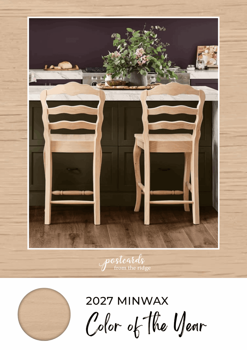 2027 Minwax color of the year