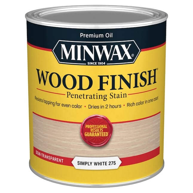 minwax pickled oak can